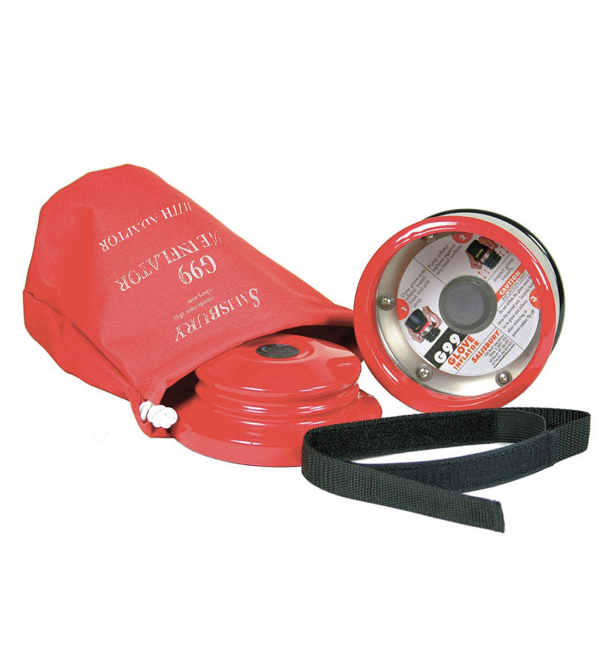 Inflador portatil Salisbury con adaptador para guantes clase 0 y 00