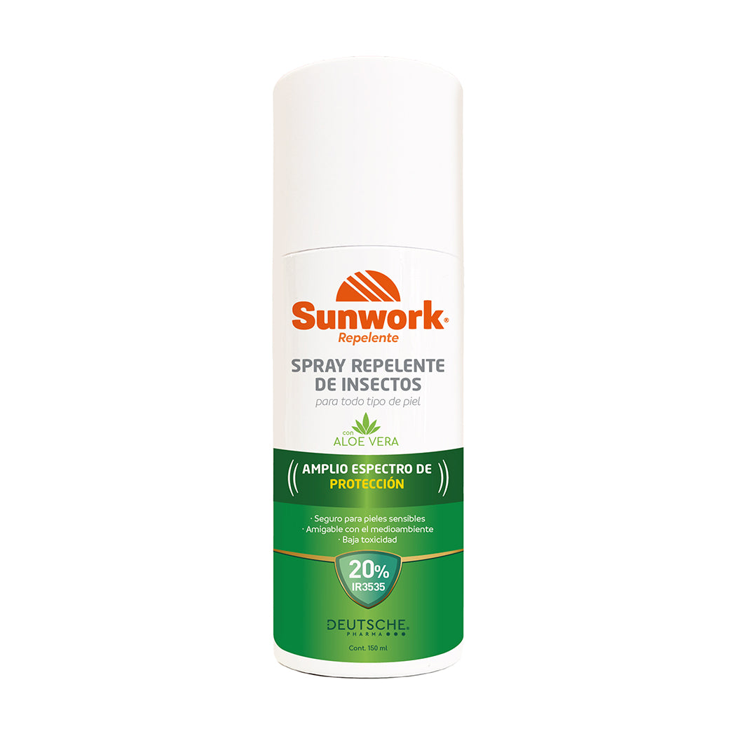Repelente de Insectos en Spray Sunwork 150 ml